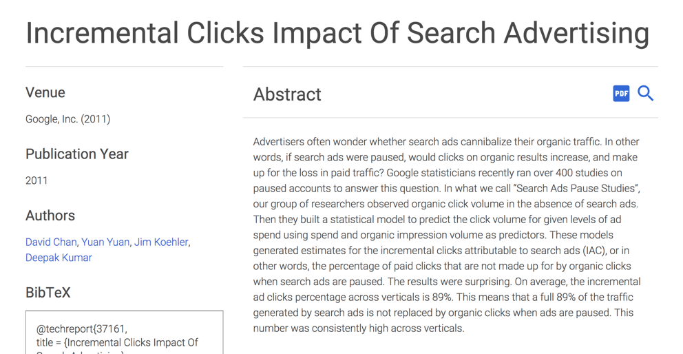 incremental clicks for paid ads