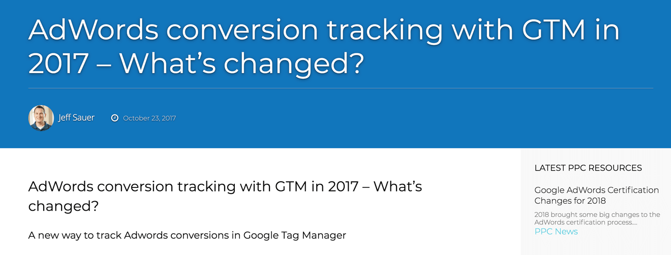 conversion tackin in GTM